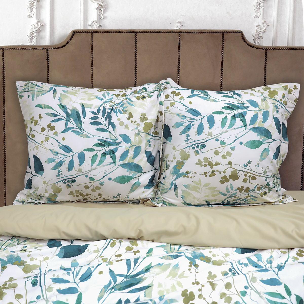 Комплект постельного белья MCotton Фолио двуспальный 4 предм. - фото 2