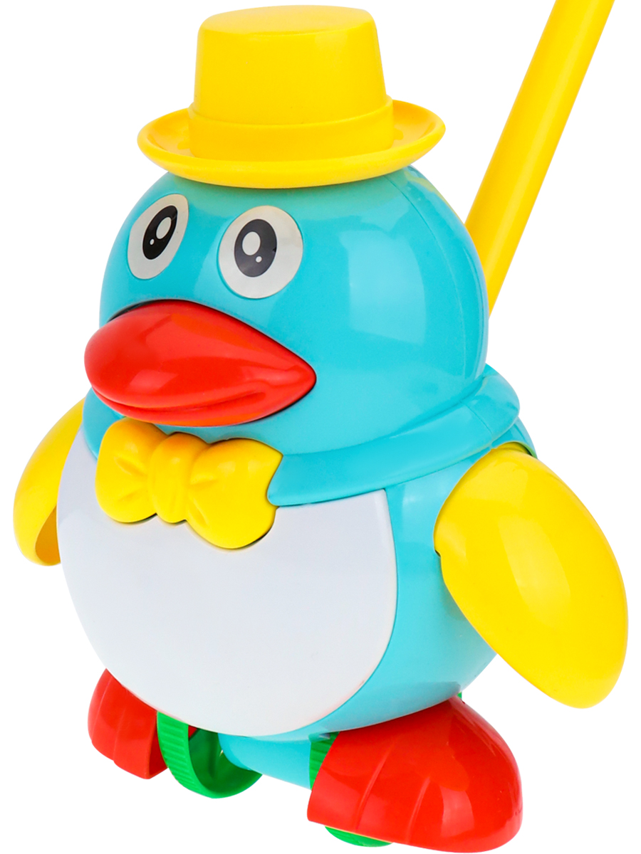 Игрушка Рыжий кот каталка Пингвин - фото 5
