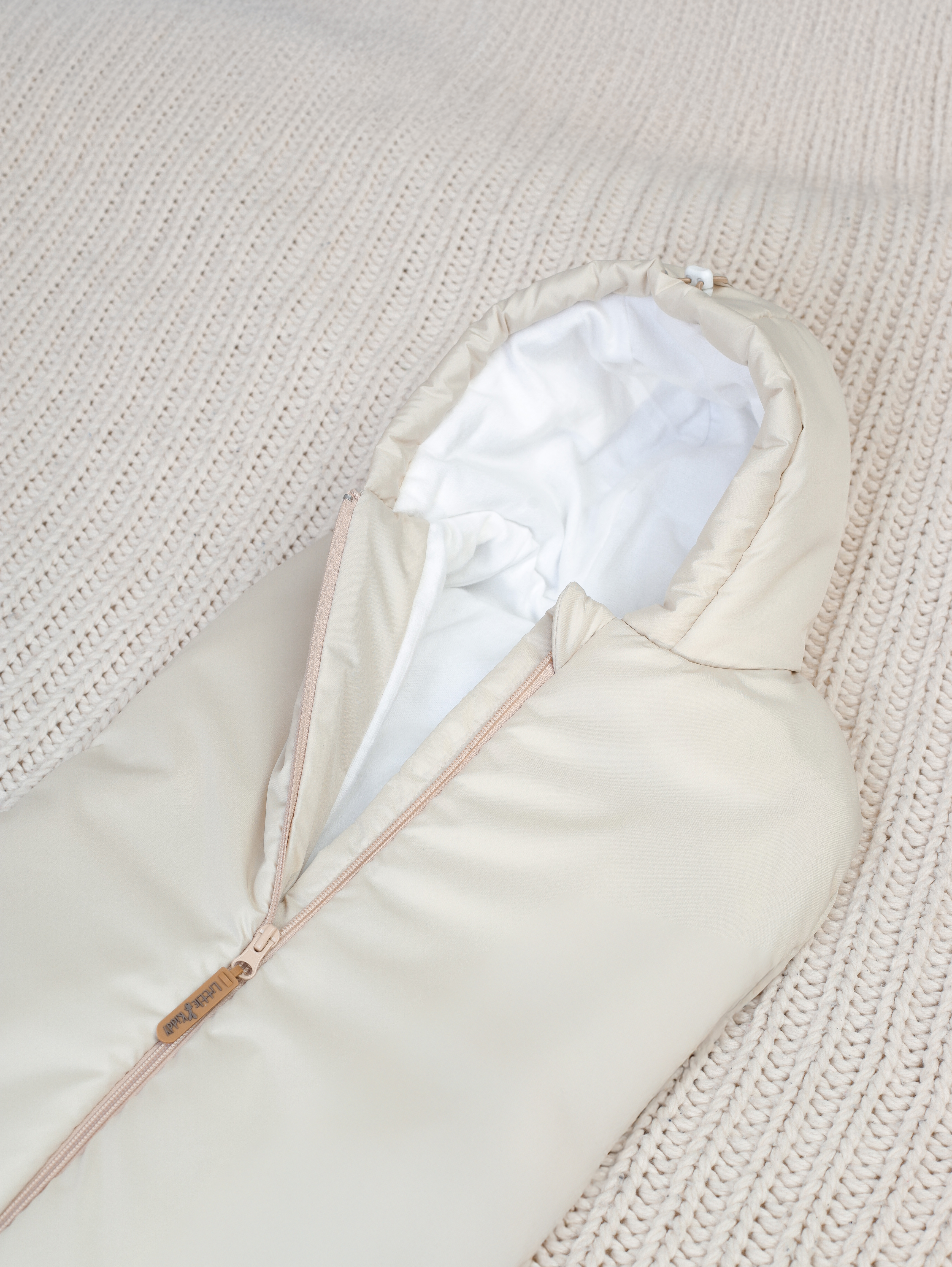 Конверт в коляску Little Kiddy бежевый - фото 11