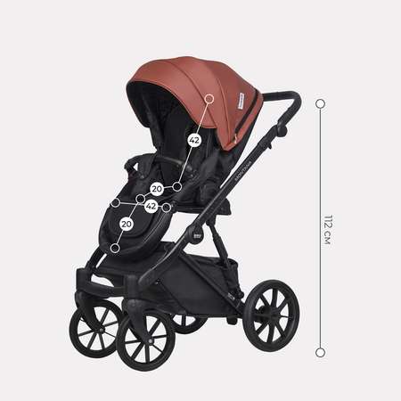 Коляска 3в1 Riko Basic Montana Ecco