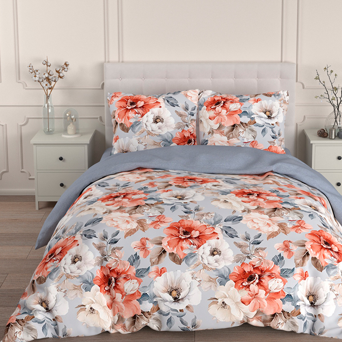 Комплект постельного белья для SNOFF Такара евро 4 предм. - фото 13