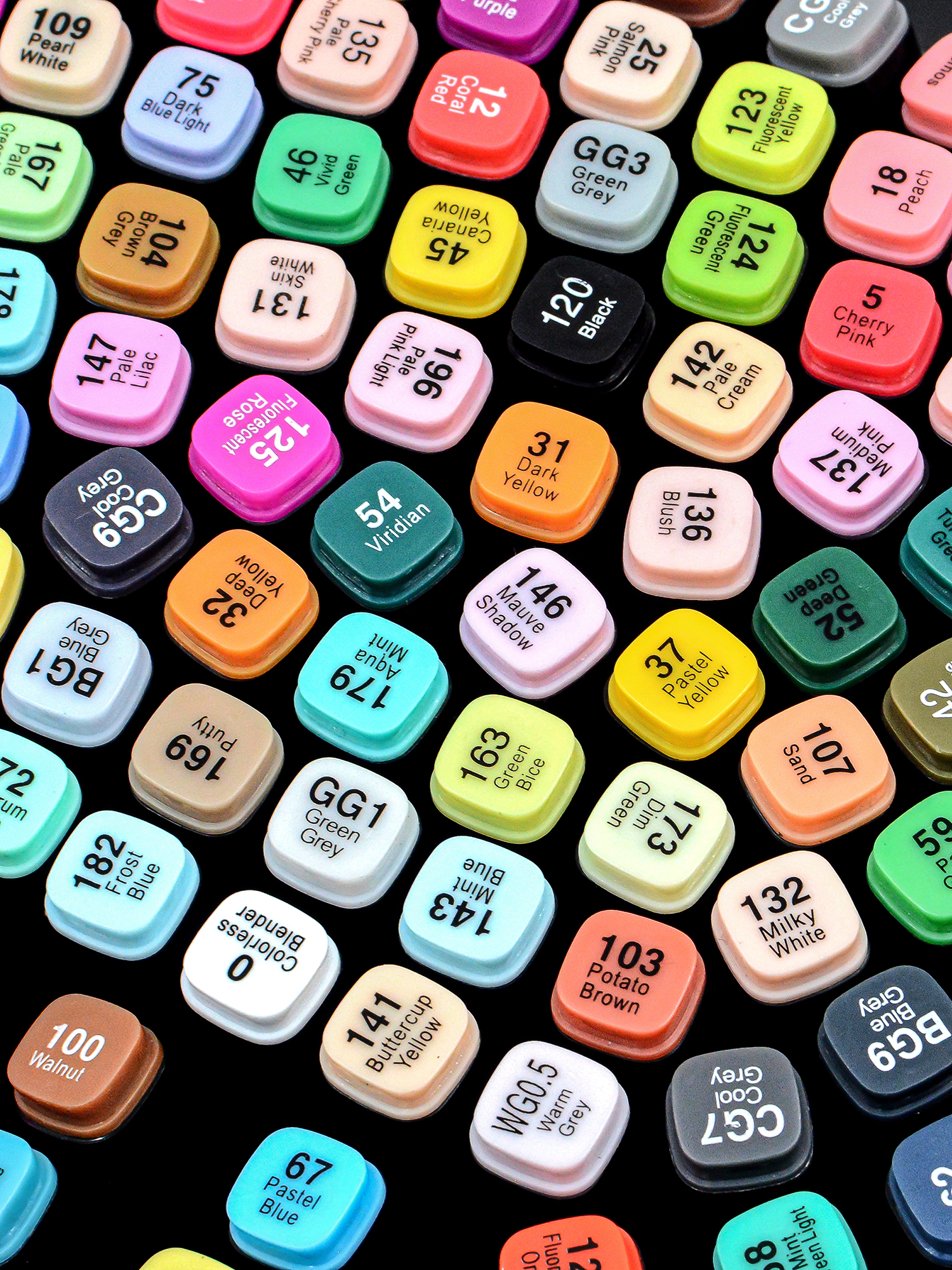 Скетчмаркеры Madliani двусторонние 60 цв. - фото 6