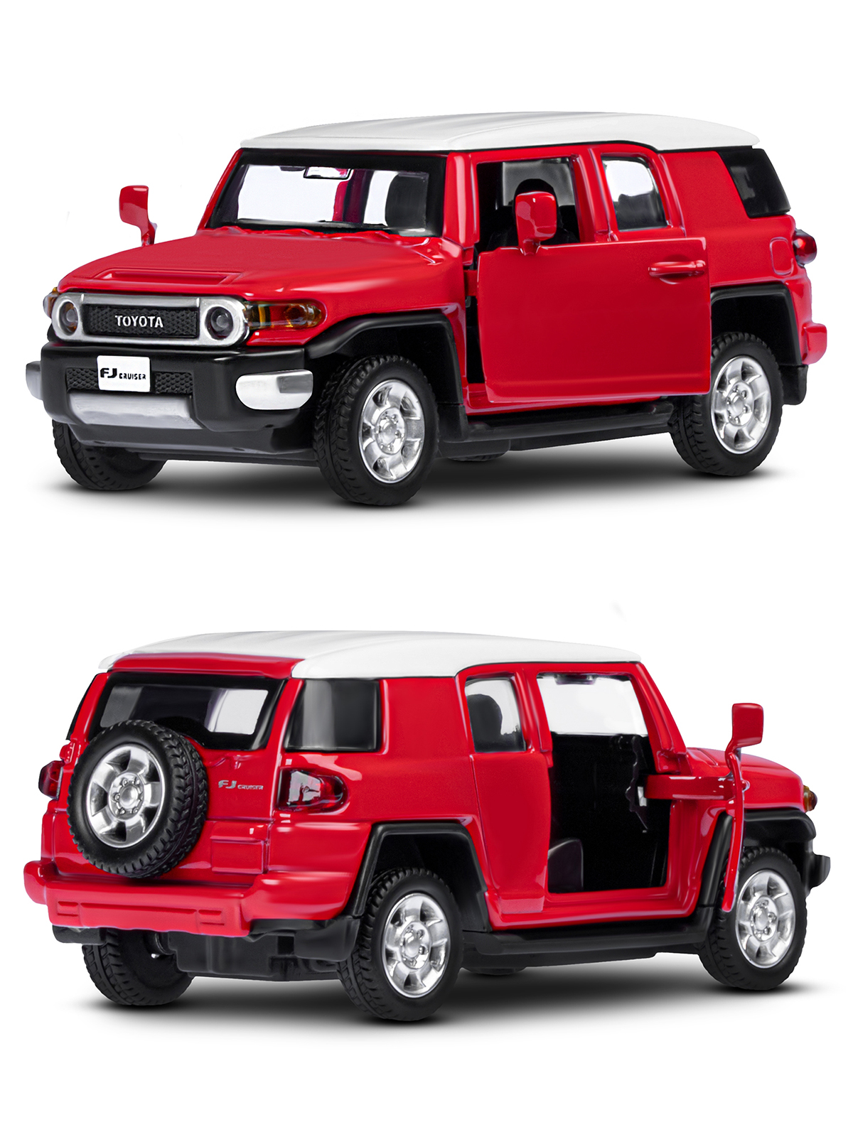 Внедорожник АВТОпанорама Toyota FJ Cruiser 1:43 JB1251265 - фото 7