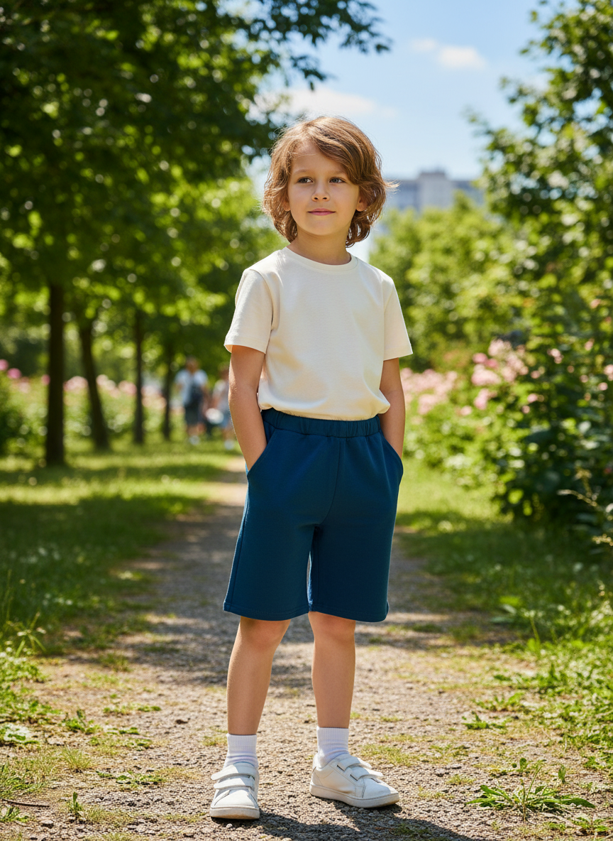 Шорты Утенок 462 индиго - фото 2