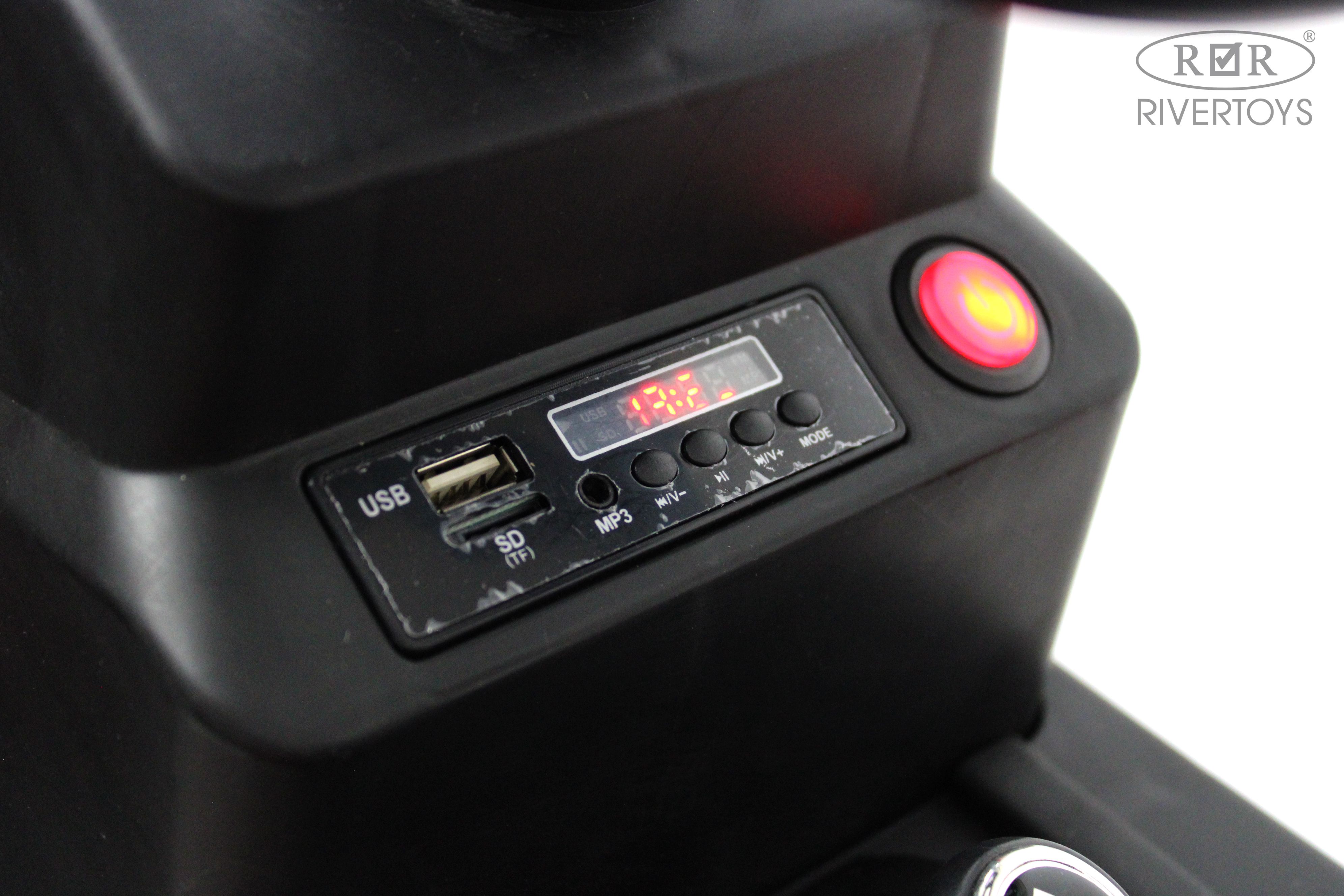 Электромобиль RIVERTOYS O555OO-RED С пультом ДУ - фото 15