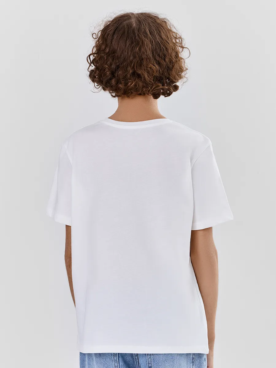Футболка Mark Formelle (Марк Формэль) 113451/белый +печать4 - фото 3