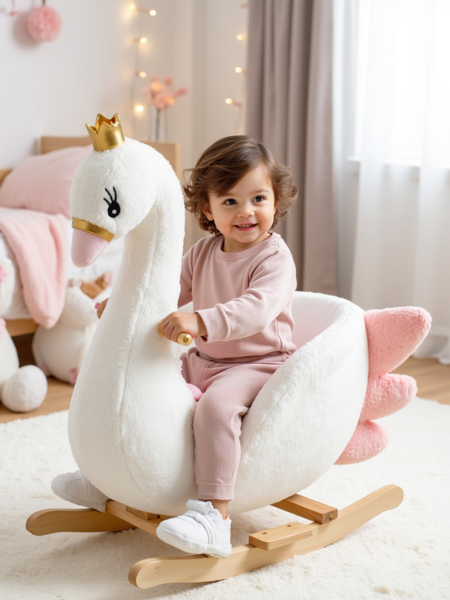 Качалка Amarobaby Swan - фото 7