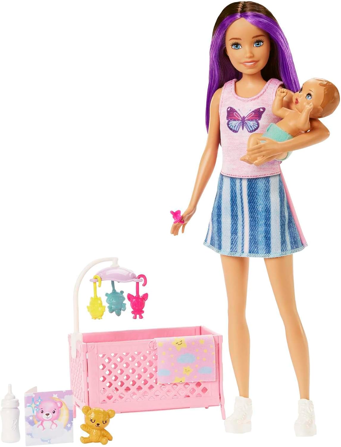 Кукла модельная Barbie Няня FHY97 - фото 1