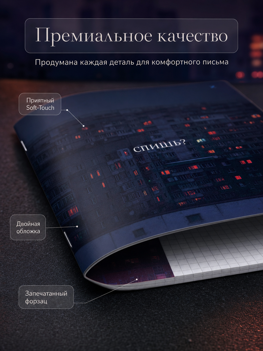Общая тетрадь Lorex Stationery клетка 5 шт. - фото 3