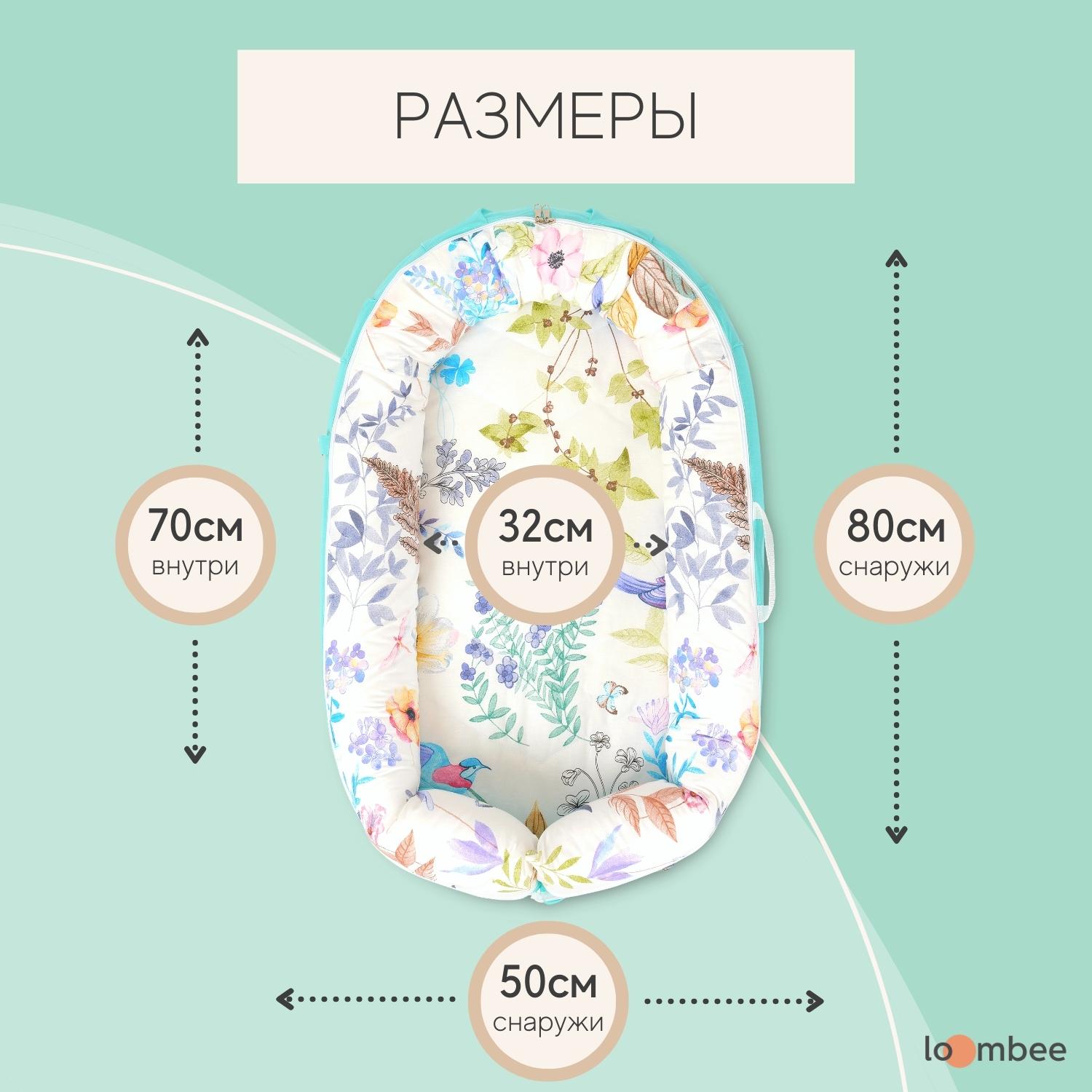 Матрас гнездышко loombee Зигзаг 70х100 - фото 2