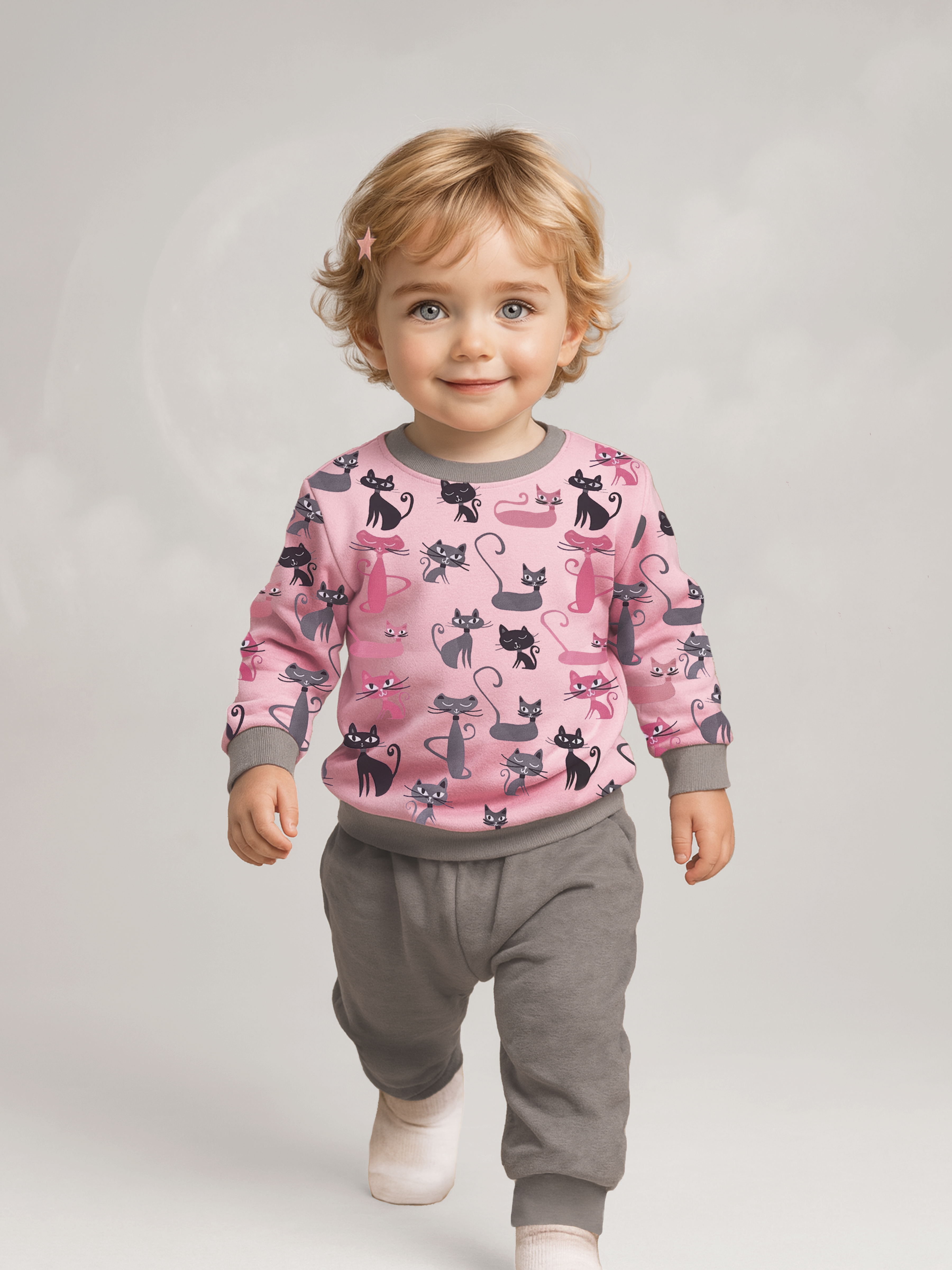 Свитшот и брюки Baby Stylе мд108038 - фото 1