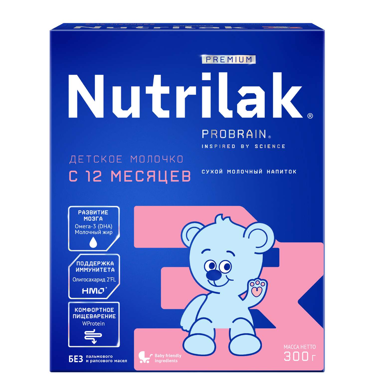 Смесь молочная Nutrilak Premium 3 300г с 12месяцев - фото 1
