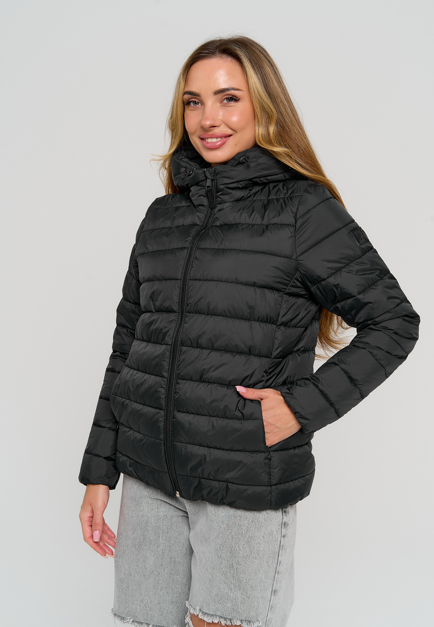 Куртка Stylish AMADEO AJ-8507-черный - фото 2