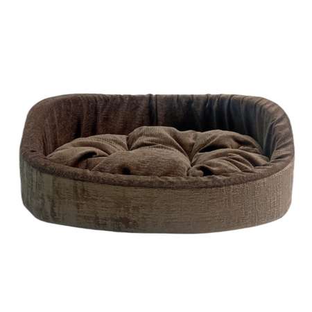 Лежанка для животных Homepet Indigo chocolate диванчик 57*45*17см Шоколадный