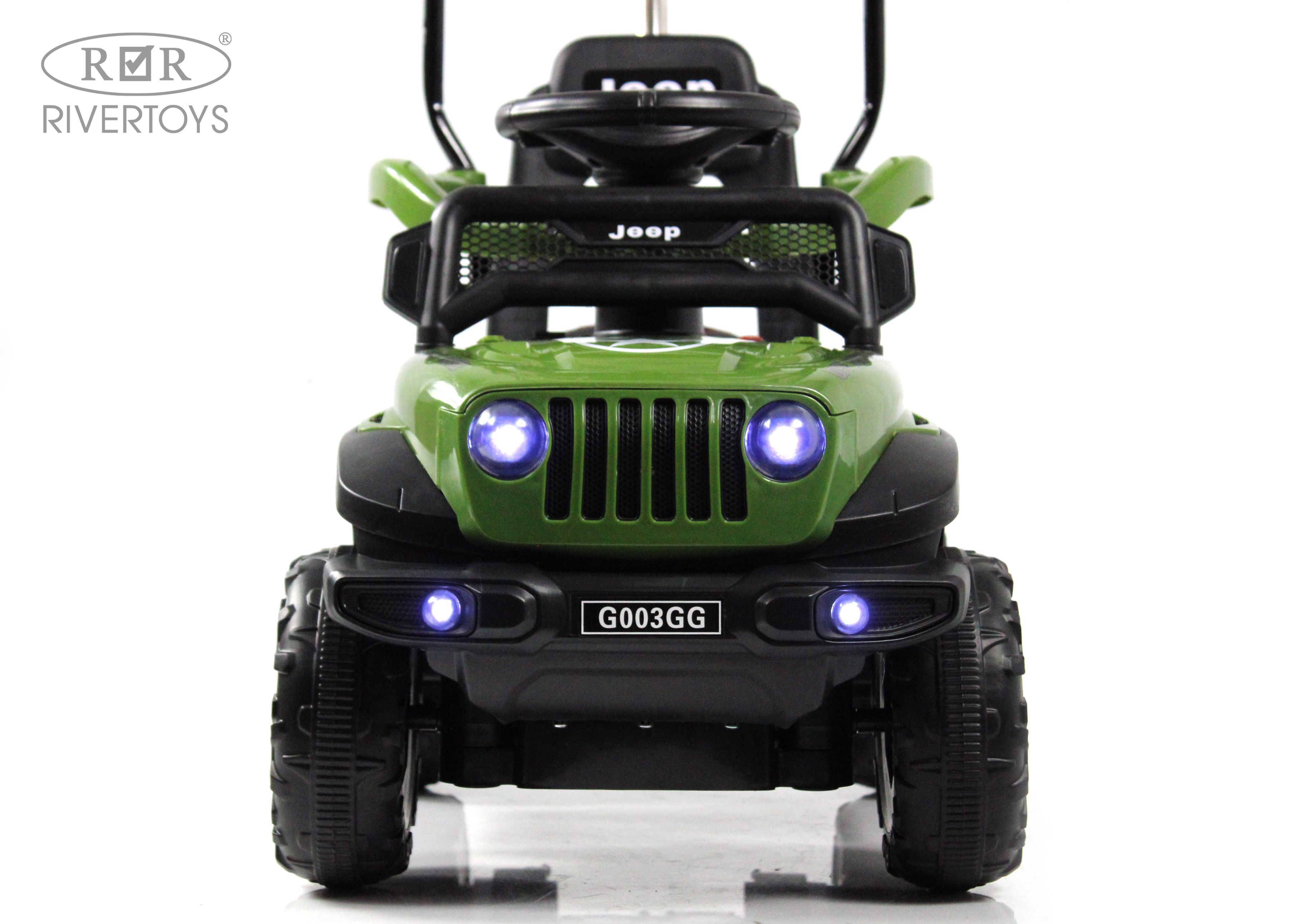 Электромобиль RIVERTOYS G003GG-GREEN С пультом ДУ - фото 3
