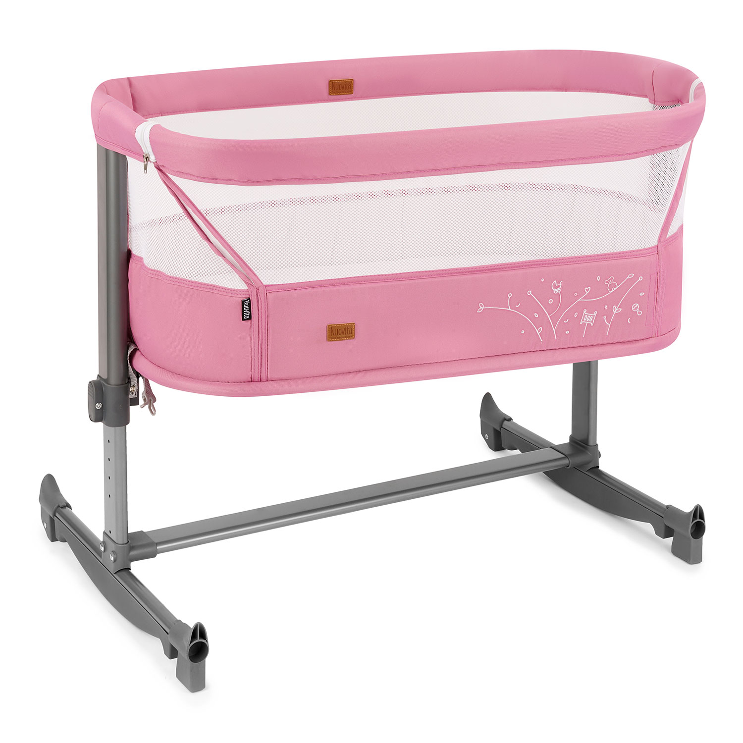 Колыбель Nuovita Accanto Vicino розовый - фото 11