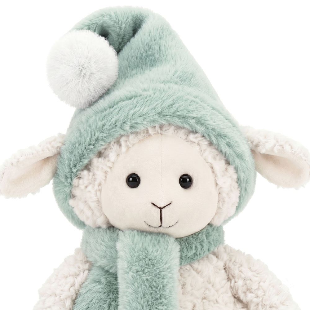 Мягкая игрушка Orange Toys Овечка в мятной шапочке 25 см - фото 4