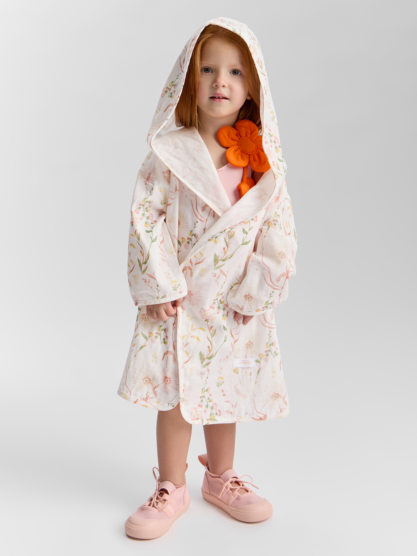 Халат Happy Baby 88129-1_milky-pink (print) - фото 4