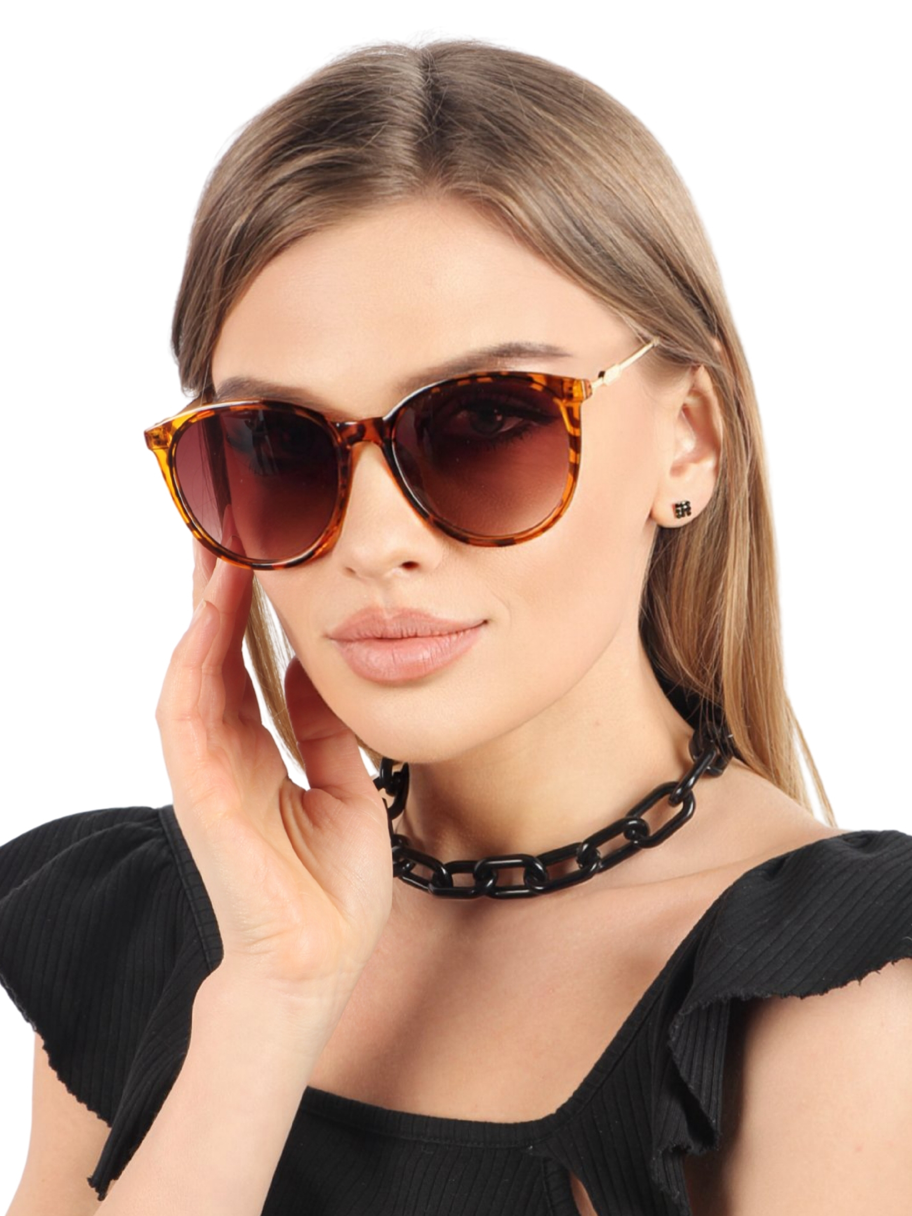 Очки солнцезащитные Pretty Mania RANG514-GTGBRF - фото 1