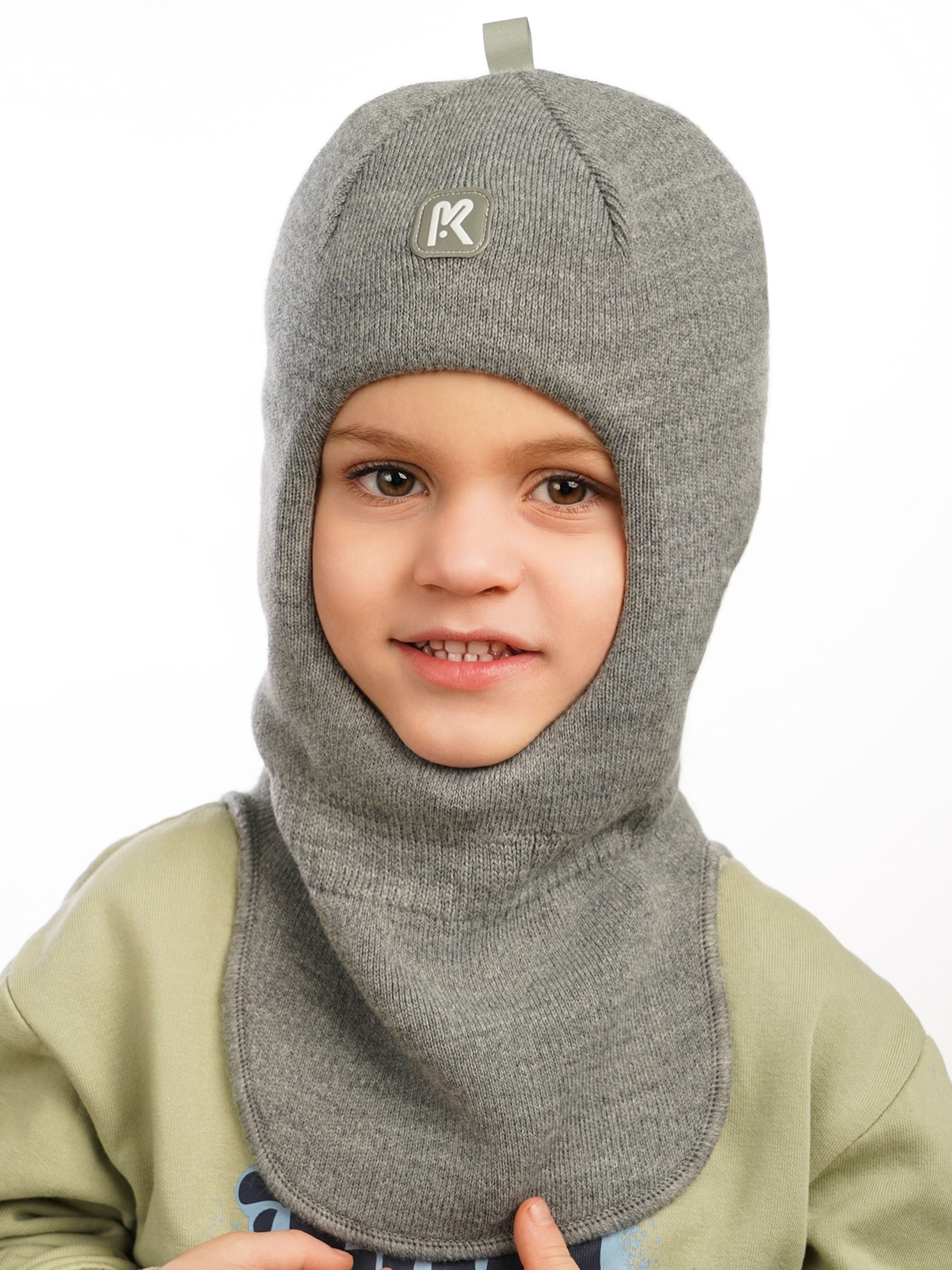 Шлем ПриКиндер Шлем U-W_26291 Светло-серый - фото 1