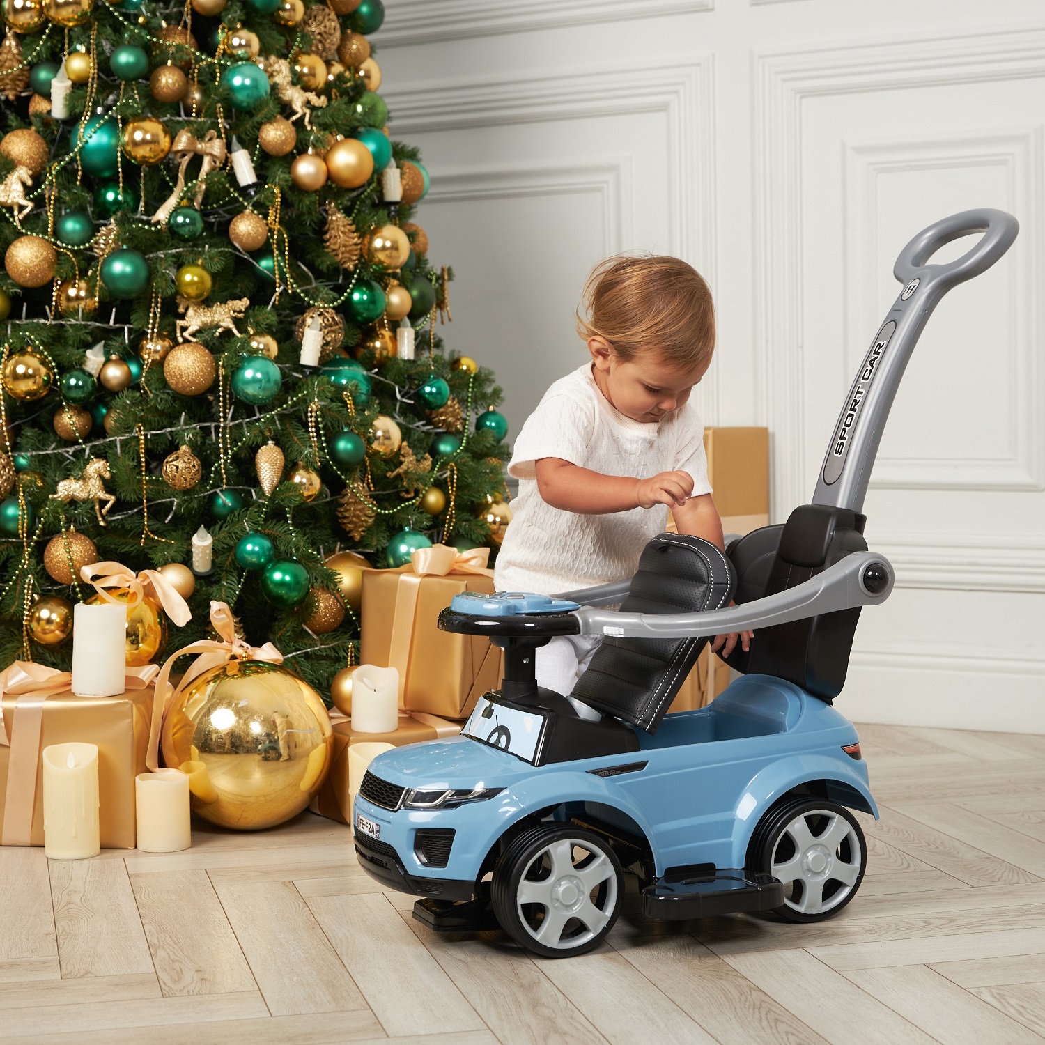 Пушкар BabyCare Sport car с ручкой - фото 17