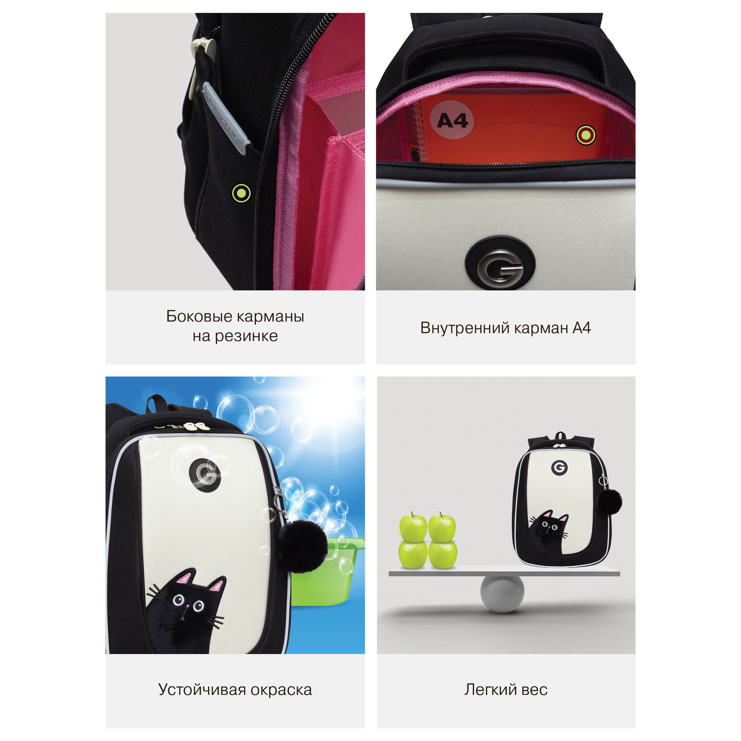 Ранец Grizzly Для девочки - фото 17