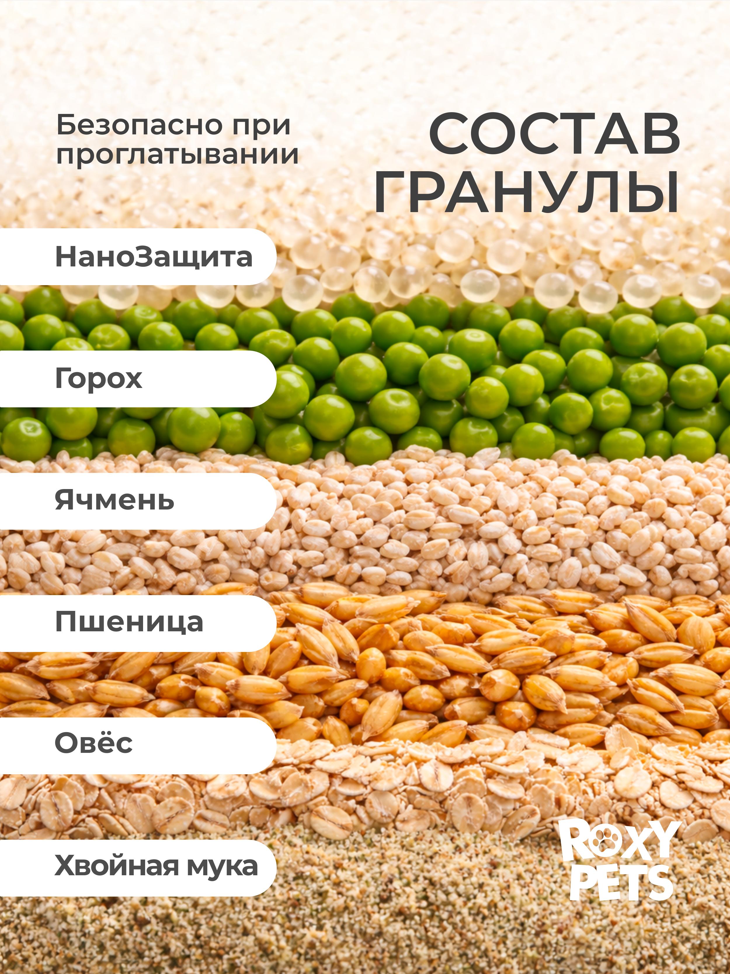 Наполнитель ROXY PETS 10 л комкующийся, растительный - фото 3