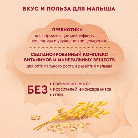 Каша Винни молочная овсяная с пребиотиком 200г с 5месяцев