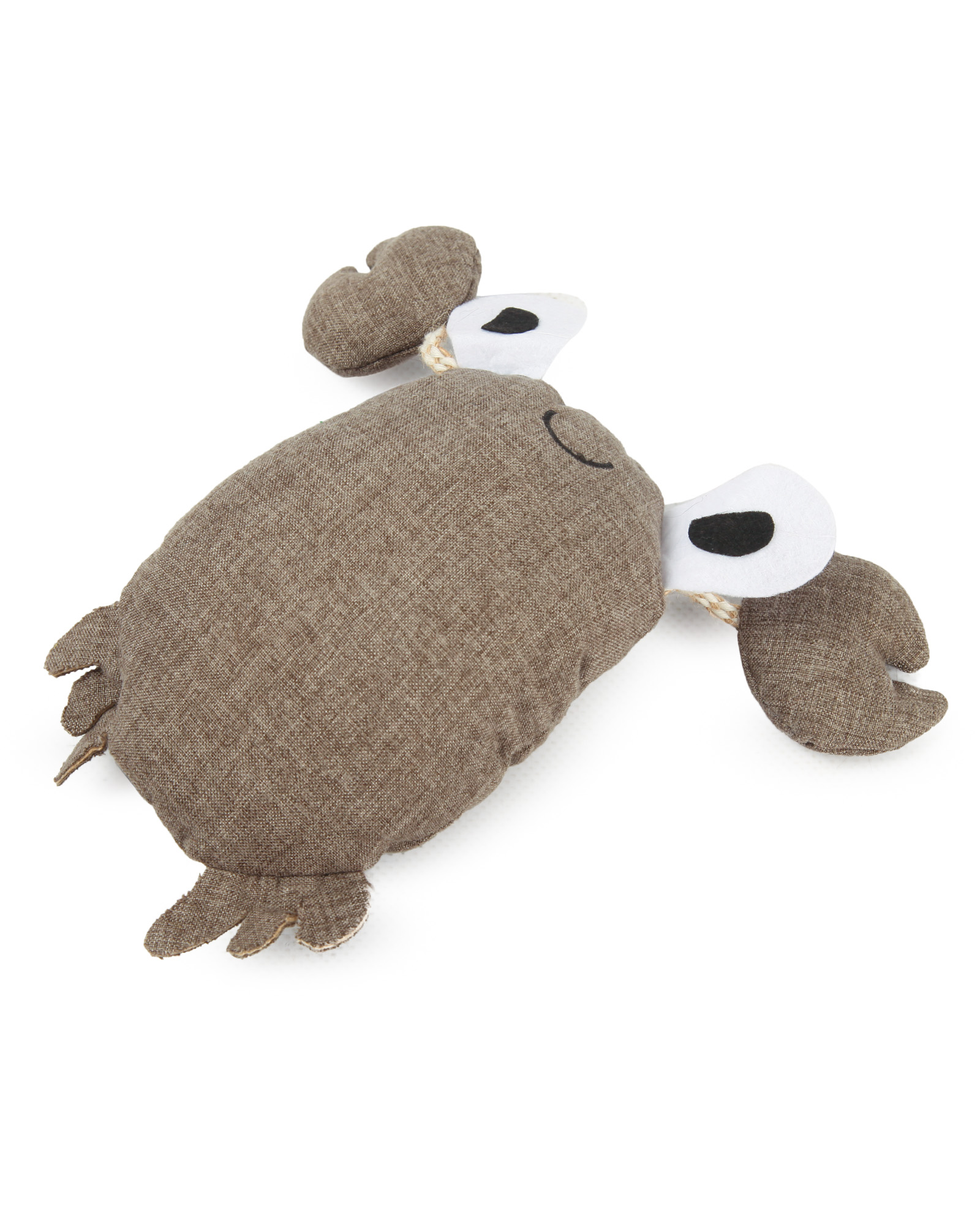 Игрушка для собак Barbaks Краб Леонтий мягкий с пищалкой 21*17см - фото 2