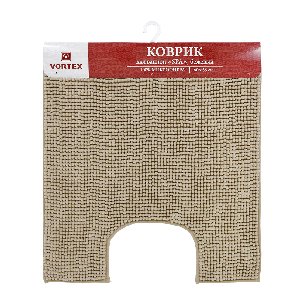 Коврик для ванной Vortex под унитаз 55 x 60 см - фото 1