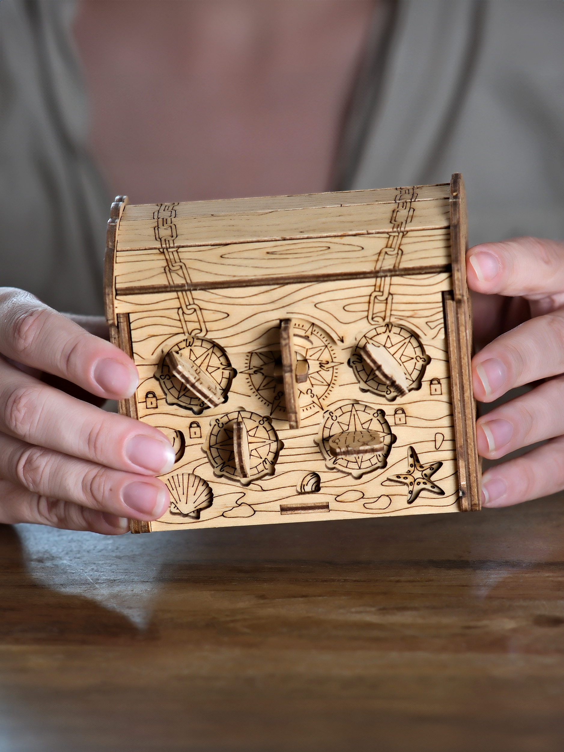 Настольная игра EscapeWelt Пиратский сундук с сокровищами - фото 9