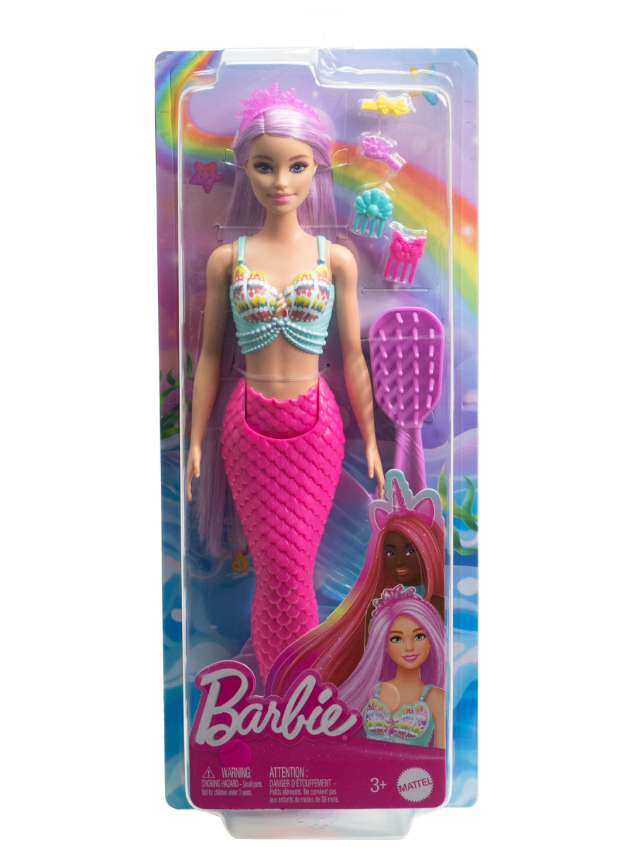 Кукла модельная Barbie HRR00 русалка высота 29 см HRR00 - фото 3
