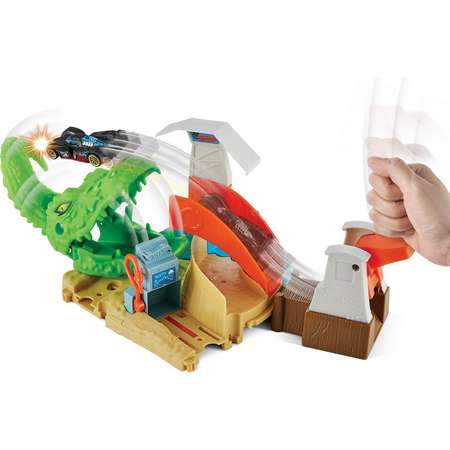 Трек Hot Wheels Атака Токсодила с пусковой установкой
