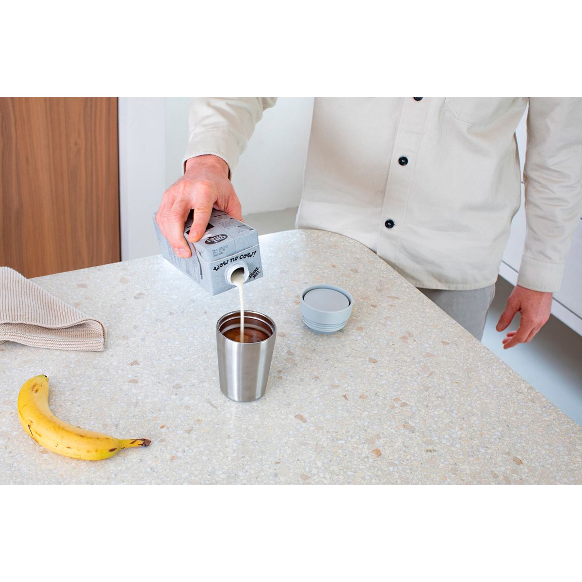 Термокружка Brabantia Make&Take 200мл светло-серый 228742 - фото 10