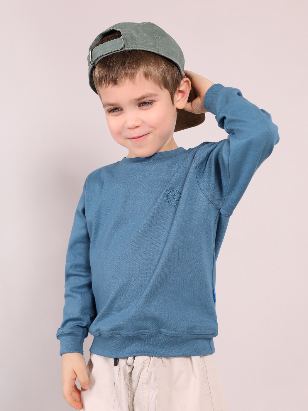 Свитшот LEO 3037А_индиго - фото 7