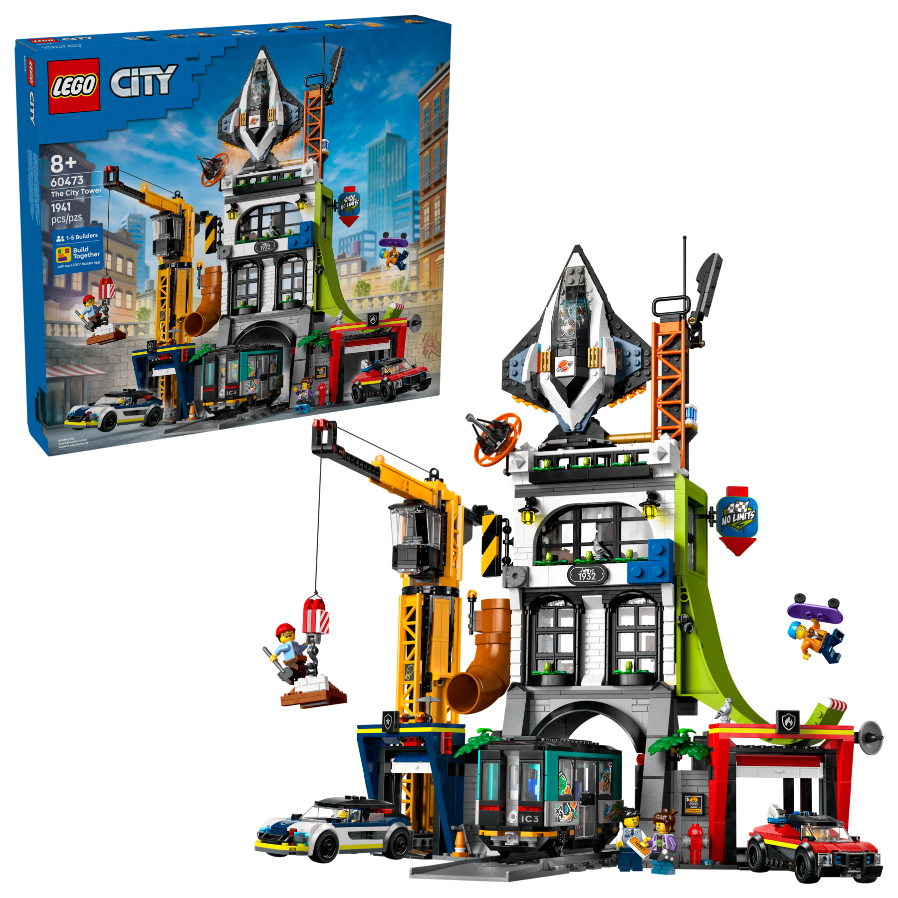 Конструктор LEGO City 60473 1941 дет. - фото 1