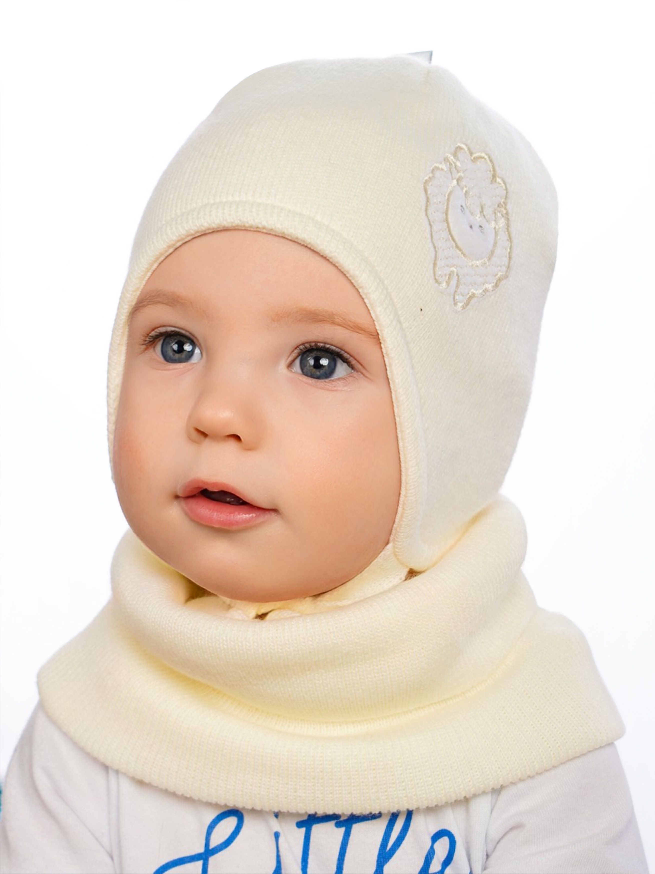 Шапка и снуд ПриКиндер U-Sp24201 Цвет: Молочный - фото 9