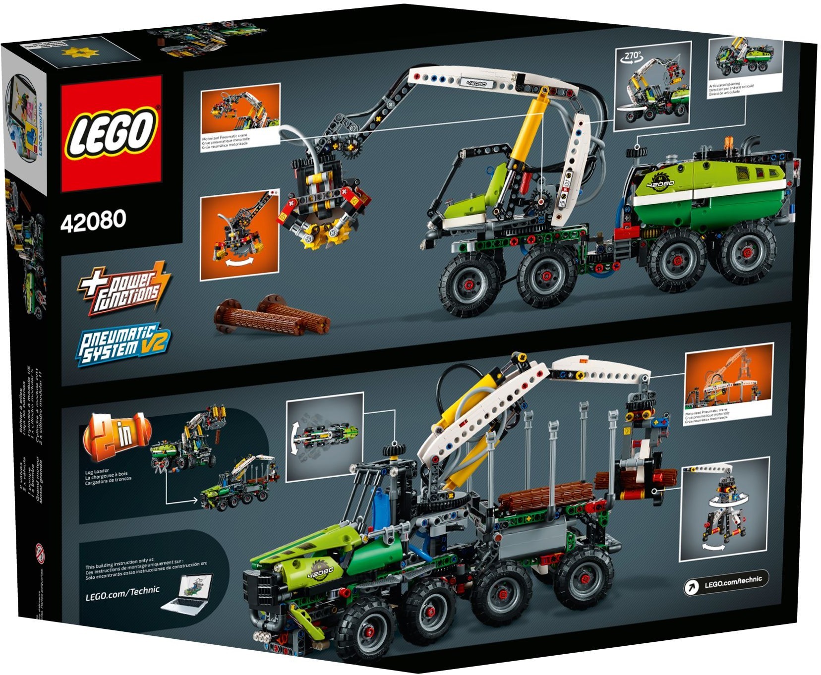 Конструктор LEGO Technic 42080 1003 дет. - фото 4