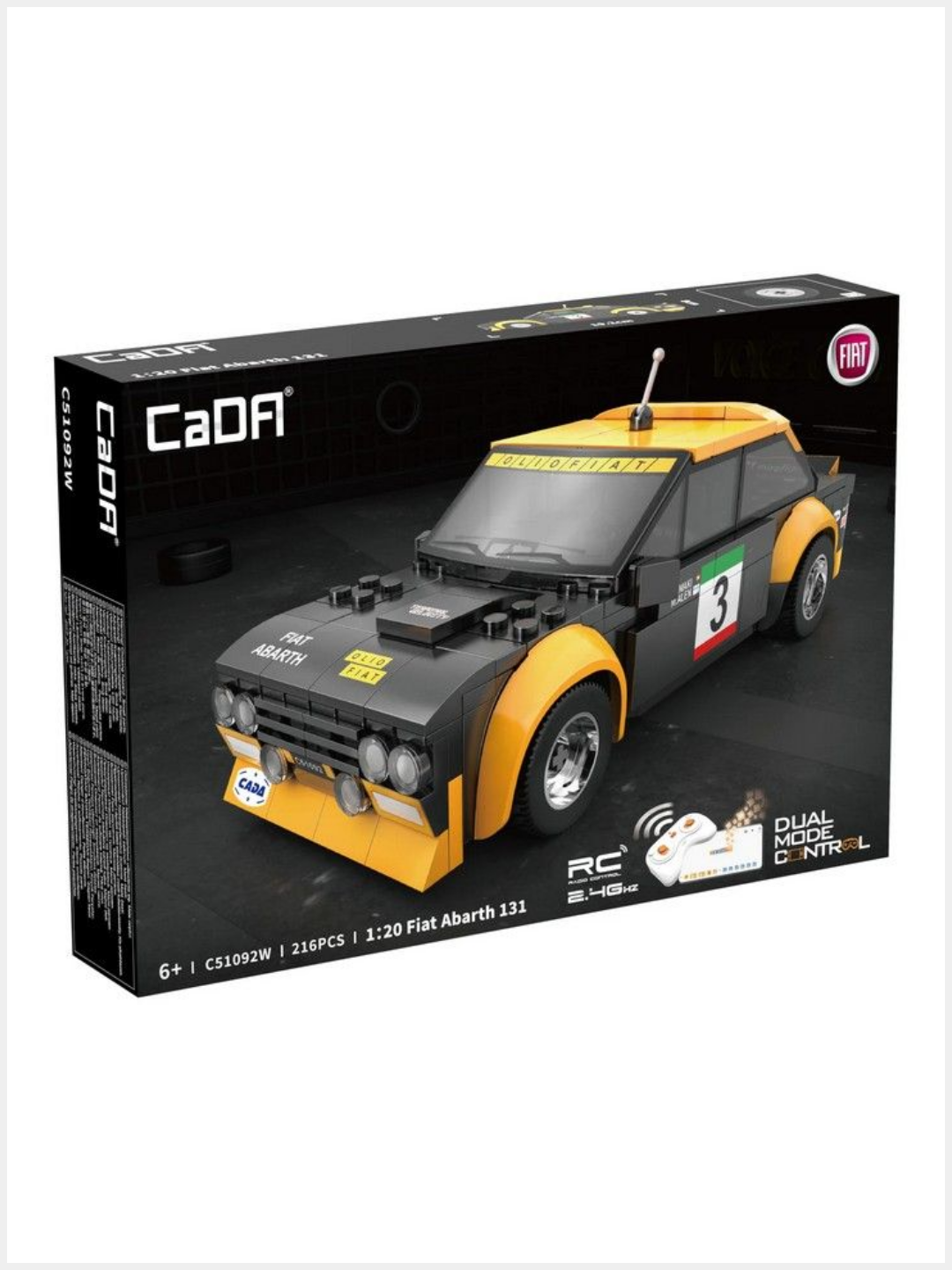 Конструктор CaDa Fiat Abarth 131 блочный - фото 6