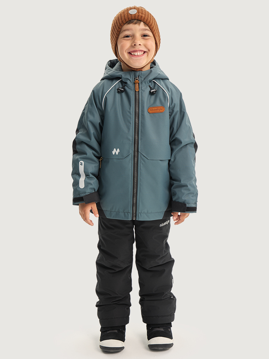 Костюм NIKASTYLE 7м1926 мох/черный - фото 3