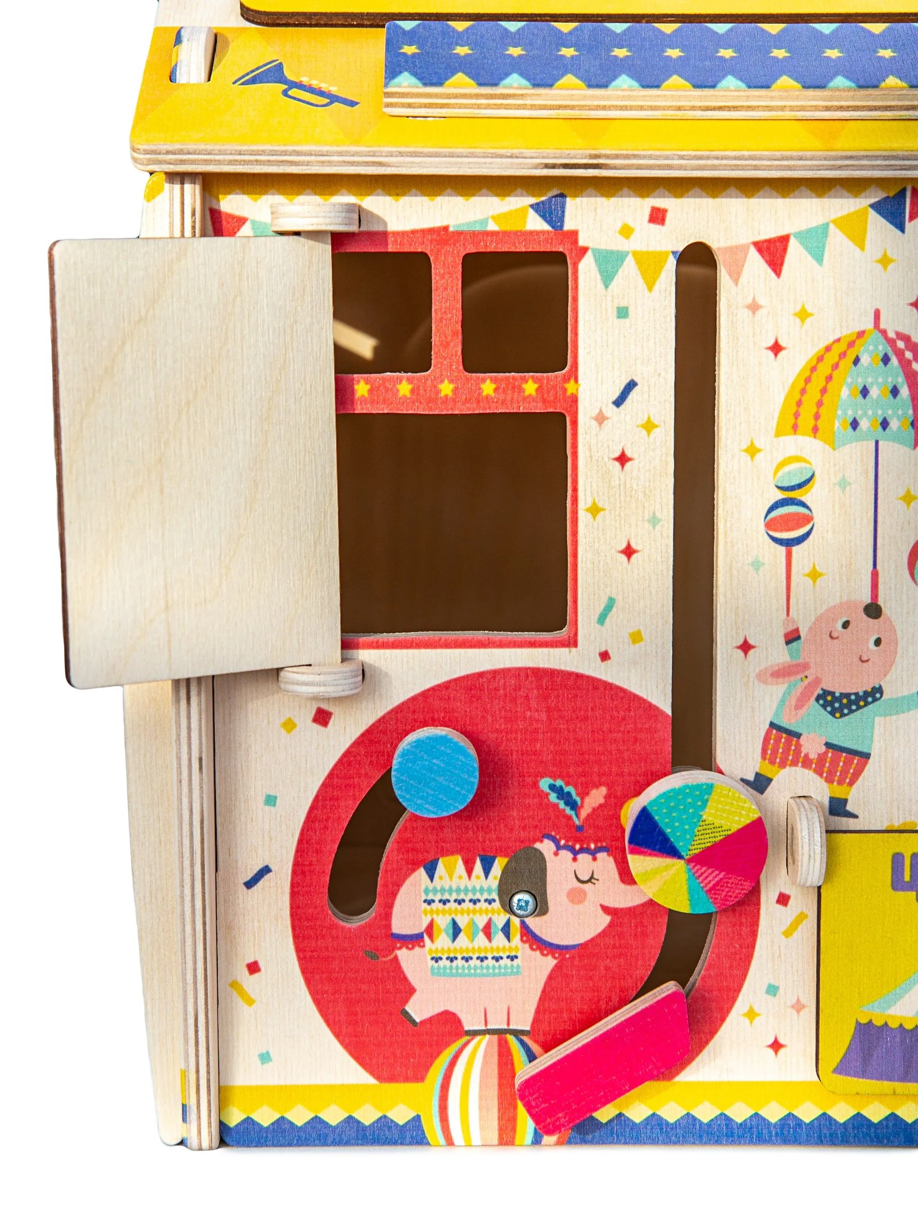 Игрушка Mag Wood бизиборд Цирк - фото 12