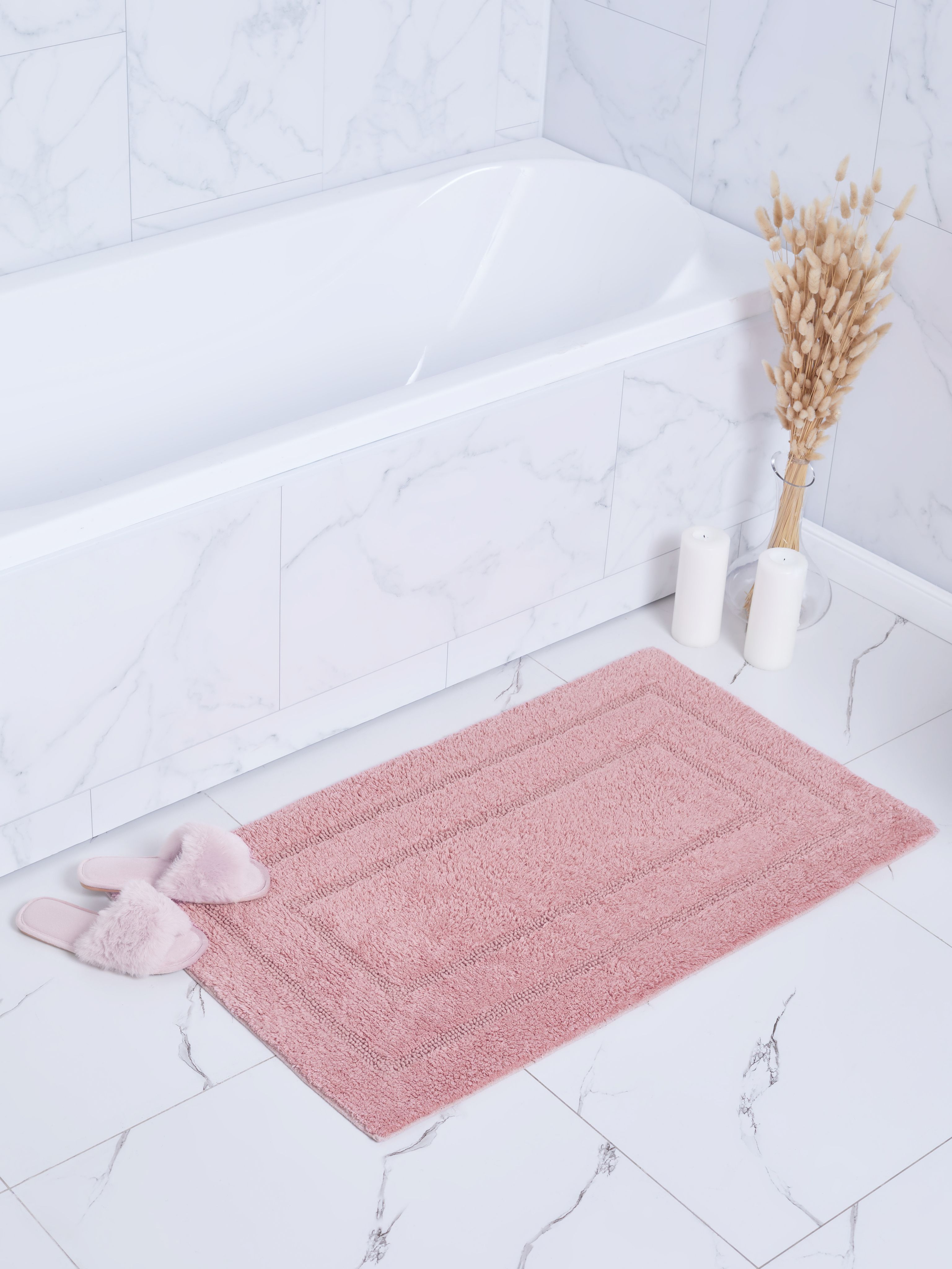 Набор ковриков Arya Home Collection для ванной и туалета 60х100 50х50 Klementin - фото 4