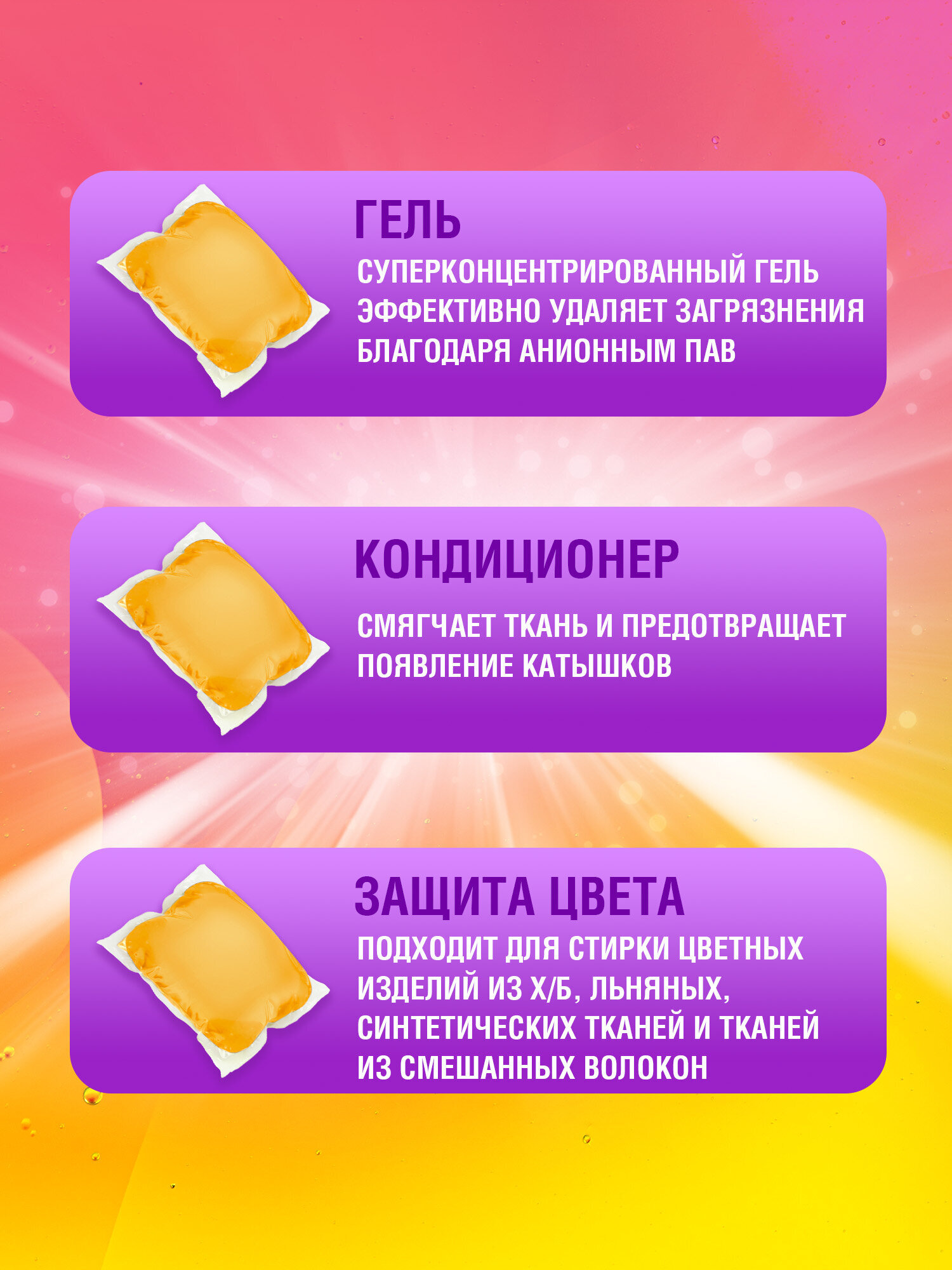 Капсулы для стирки Лайма 100 шт. - фото 3