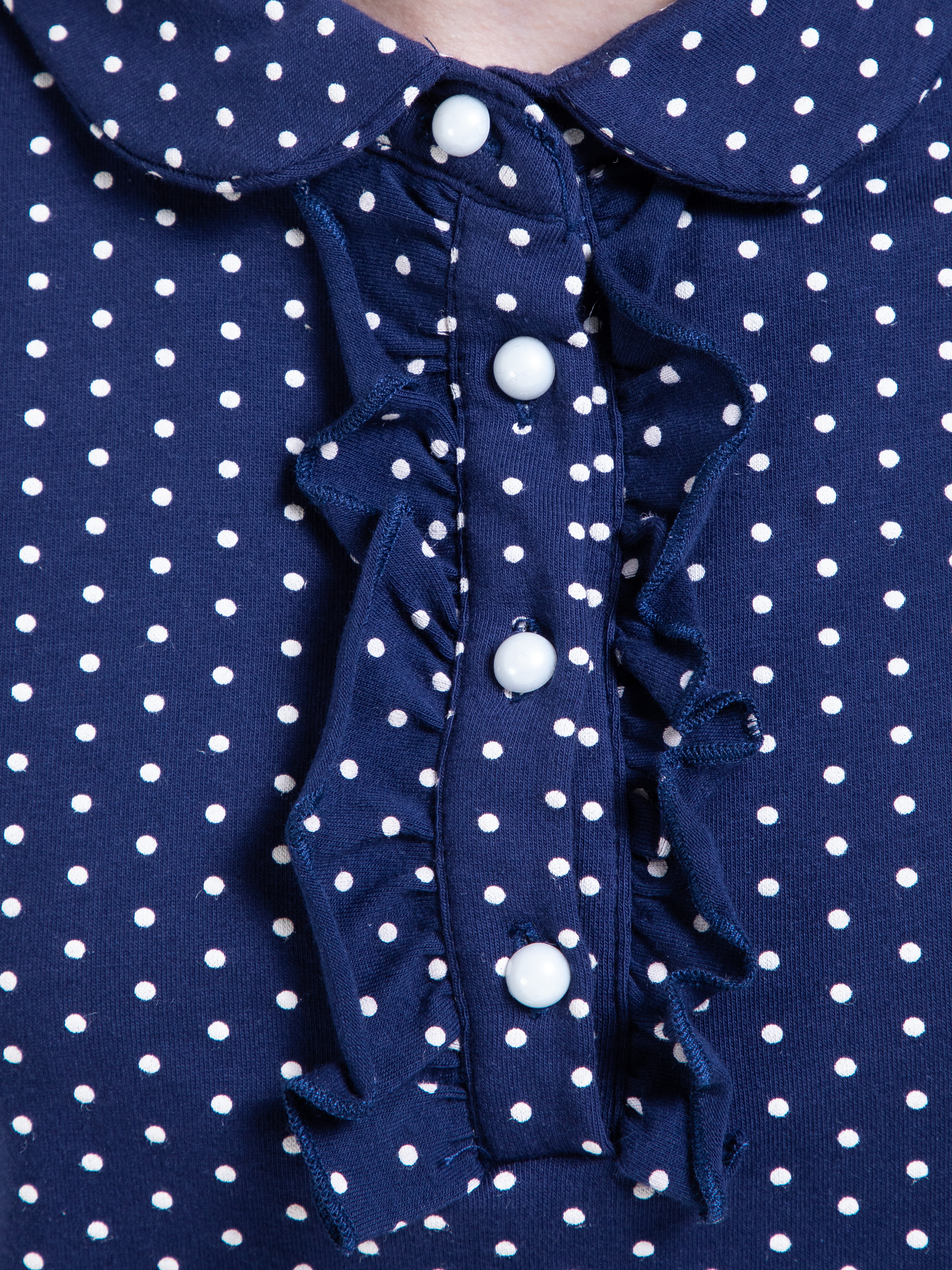 Блузка STELLA MODA 29407_темно-синий - фото 9