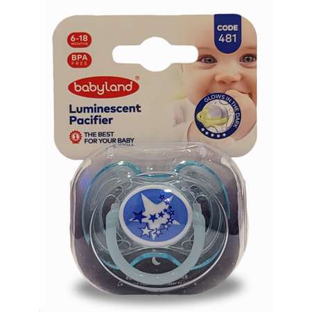 Пустышка Baby Land силикон от 6 мес.