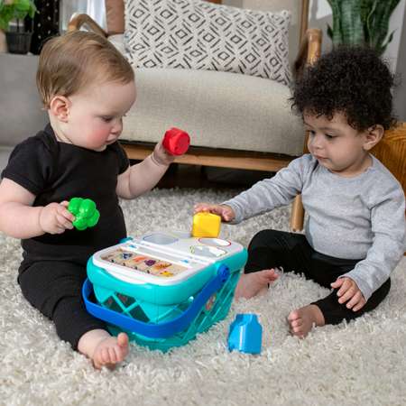 Игровой набор Hape продукты, прилавок, касса, тележки и корзинки