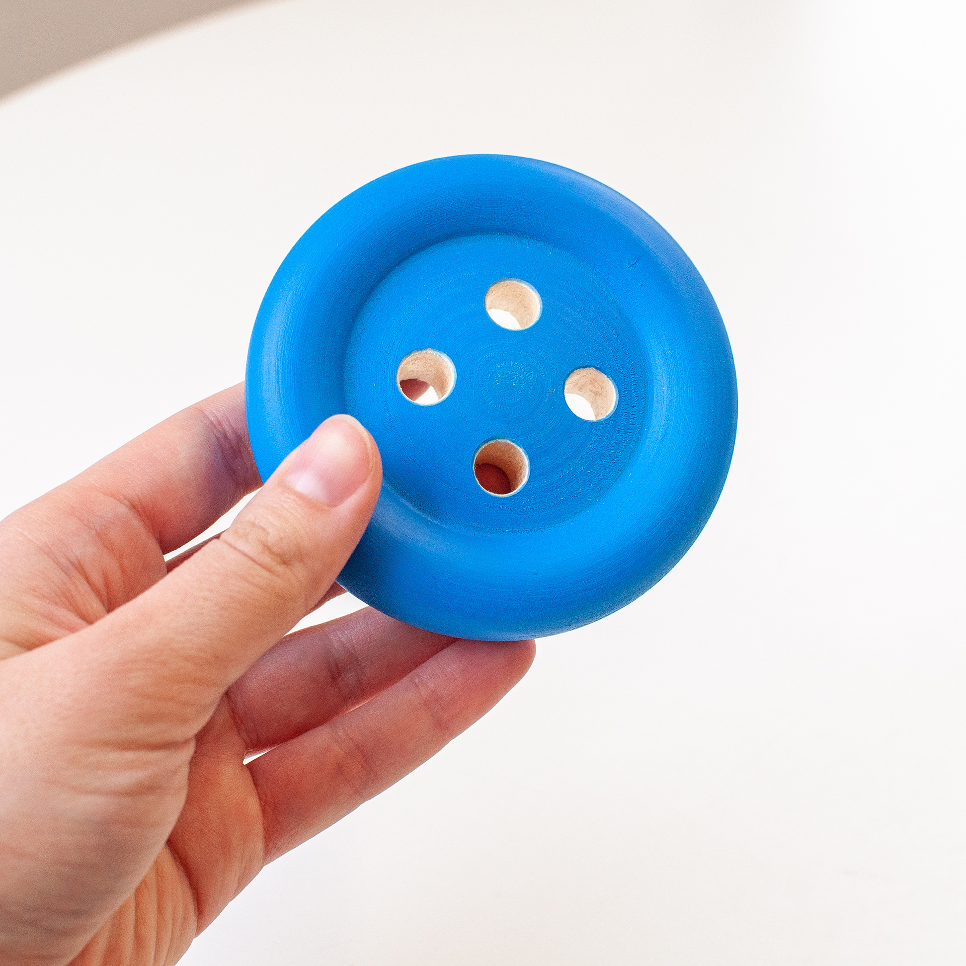 Шнуровка Ulanik Пуговка синяя - фото 2