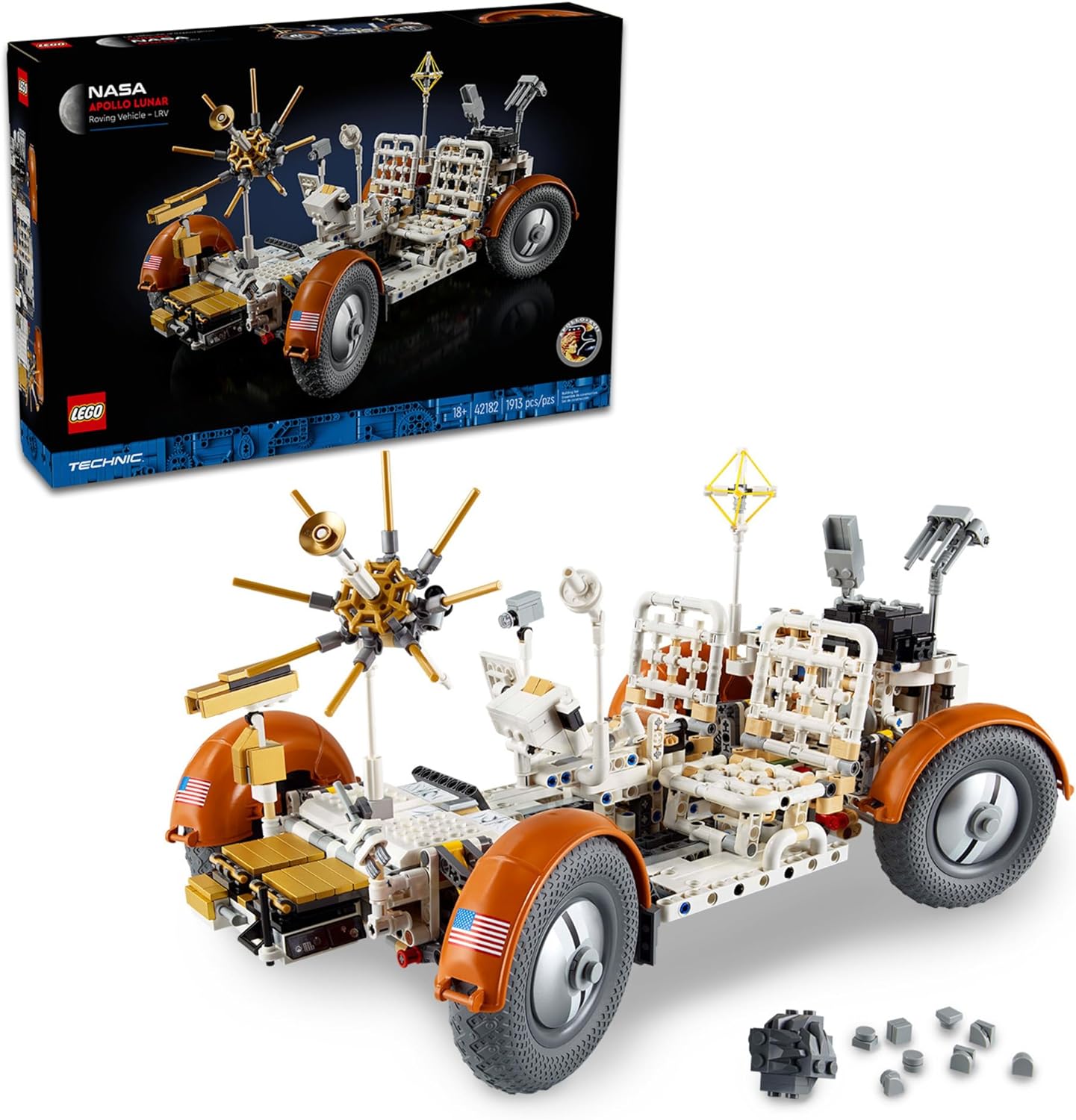 Конструктор LEGO Technic Лунный вездеход NASA Apollo блочный - фото 1