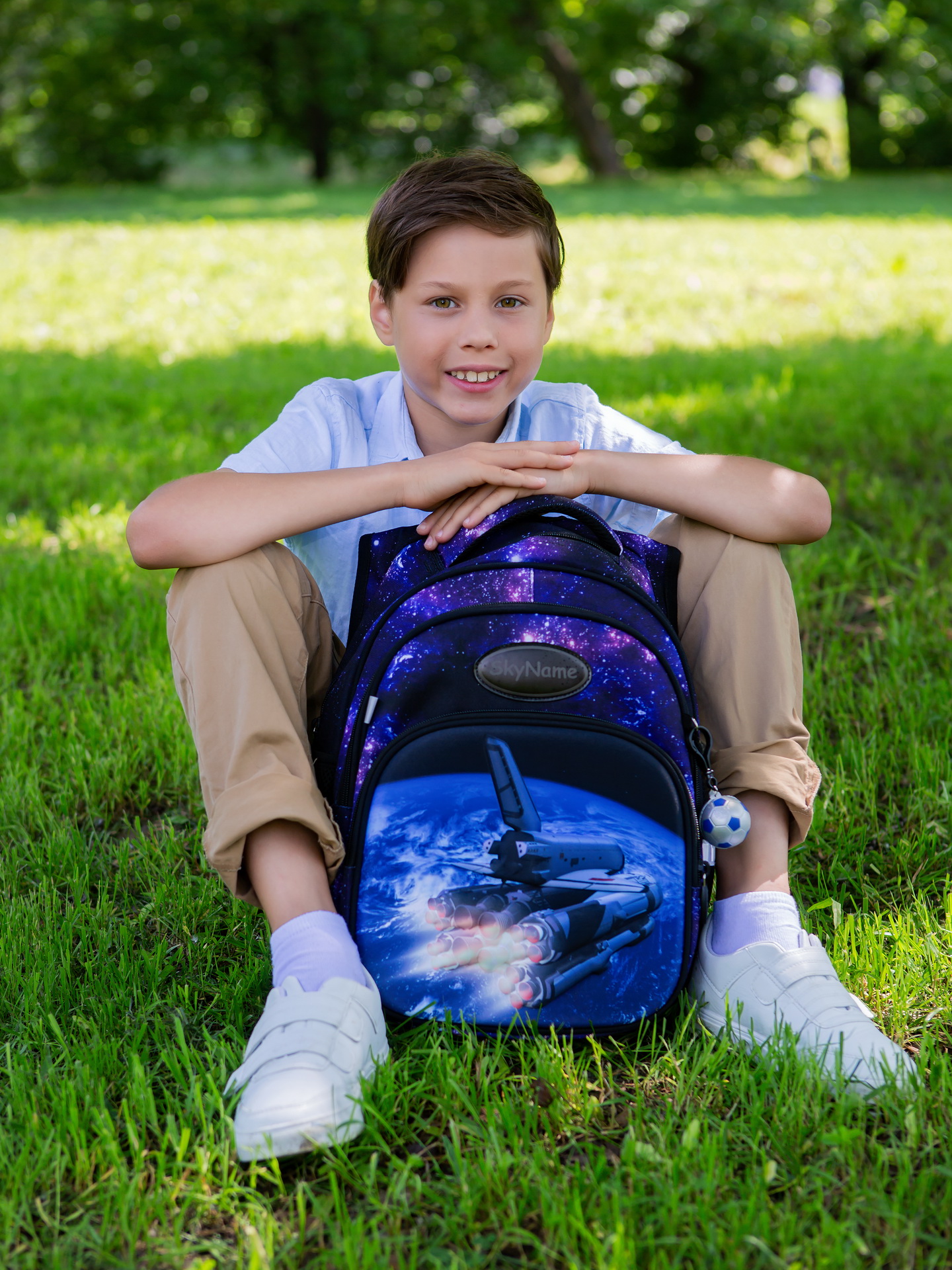 Рюкзак SkyName 17л анатомическая спинка+мячик - фото 3