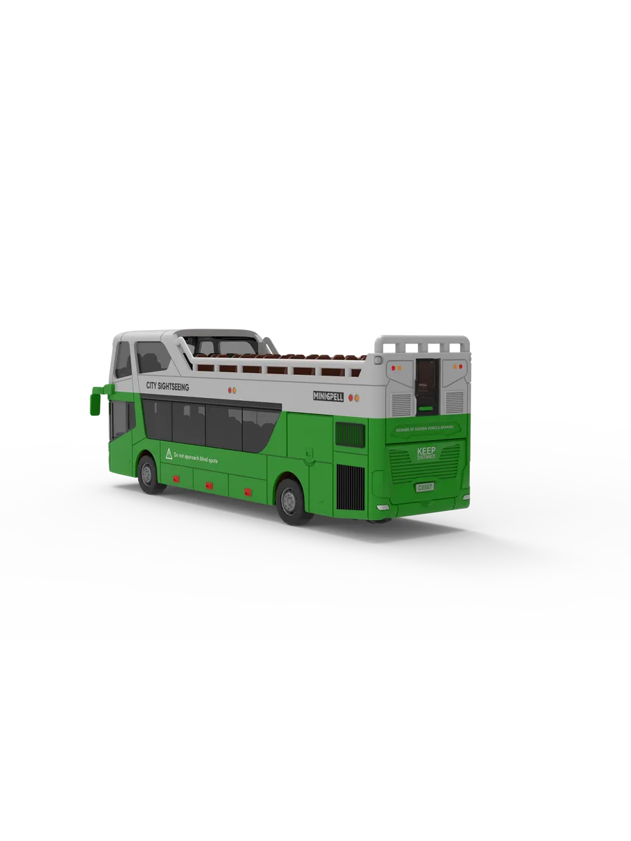 Автобус Libom Зеленый 1:32 автобус_зеленый_BT0315C - фото 9